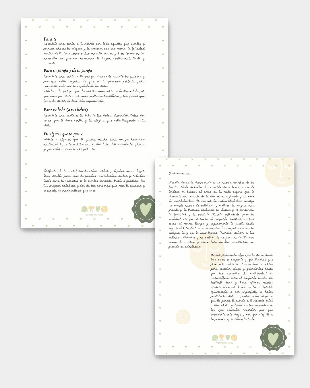 5 cartas de amor para los días como nueva mamá