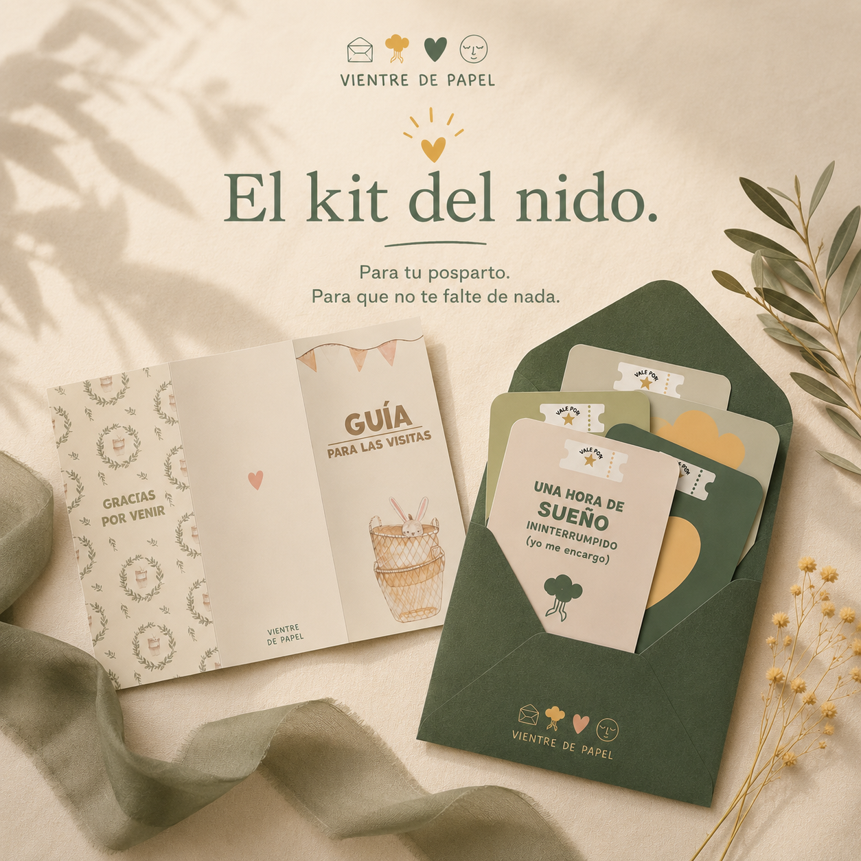 El kit del nido — Pack regalo para la nueva mamá