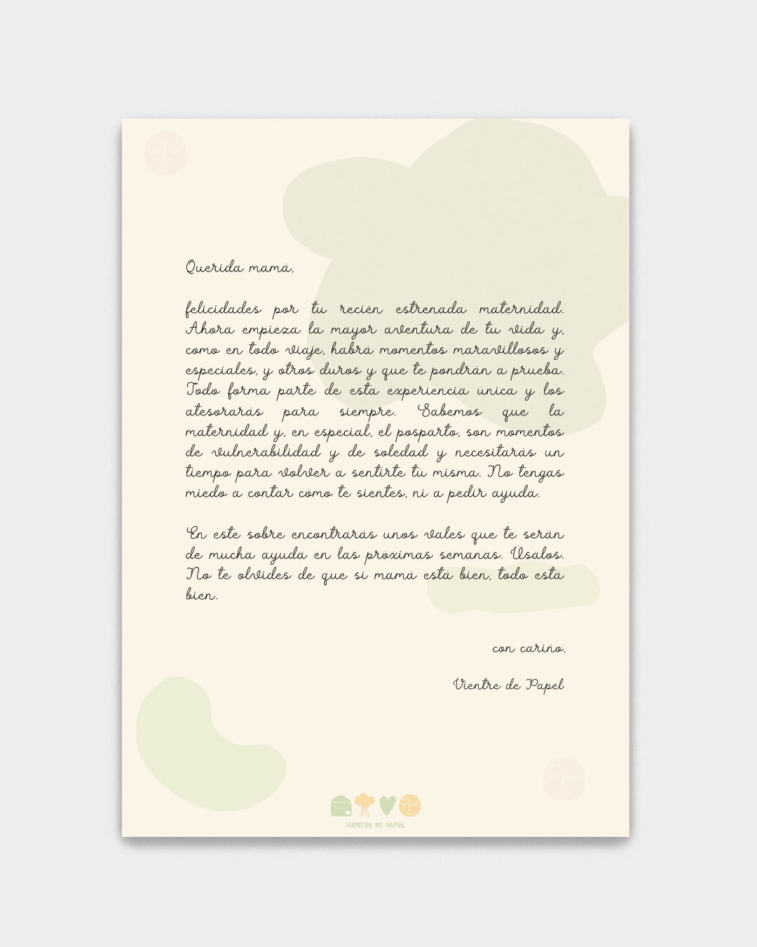 La ayuda real: vales para sobrevivir y disfrutar del posparto